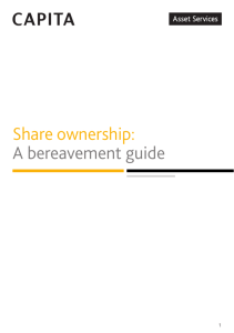 Share ownership: A bereavement guide
