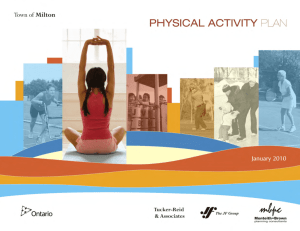 Town of Milton Physical Activity Plan
