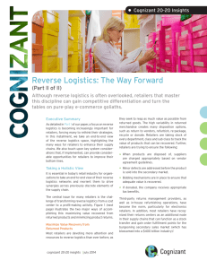 Reverse Logistics: The Way Forward (Part 2 of 2)