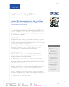 reverse logistics - DW Morgan Company