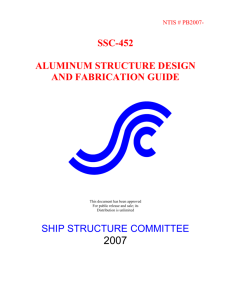 aluminum structure design and fabrication guide