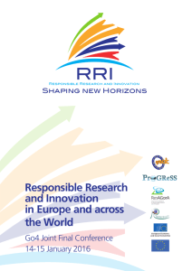 Responsible Research and Innovation in Europe and across the World
