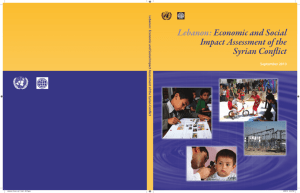 Lebanon: Economic and Social Impact Assessment of the