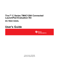 Tiva™ C Series TM4C1294 Connected