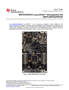 MSP‑EXP432P401R - Texas Instruments