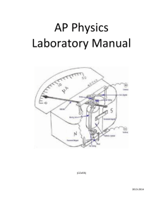 AP Physics Lab Manual