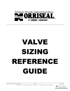valve sizing reference guide