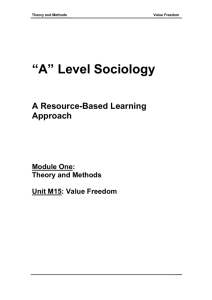 Level Sociology - Sociology Central