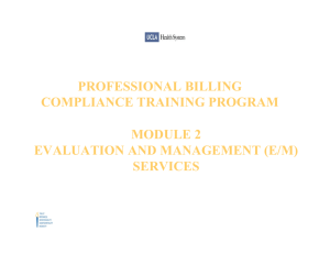 professional billing compliance training program module 2