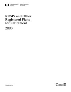 CRA RRSP Guide