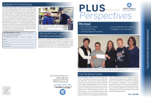 this issue - The PLUS Company, Inc.