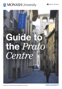 Guide to the Prato - Monash University Prato Centre