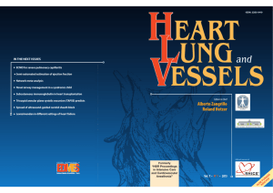N. 1 2015 in PDF - Heart, Lung and Vessels