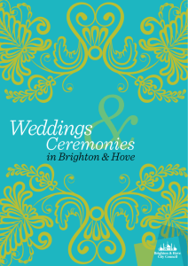 Ceremonies - Brighton & Hove City Council
