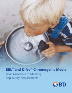 BBL™ and Difco™ Chromogenic Media