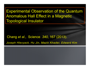 Experimental Observation of the Quantum Anomalous Hall Effect in
