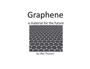 Graphene a material for the future