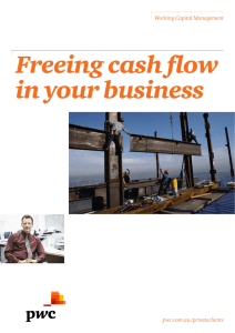 Freeing cash flow in your business