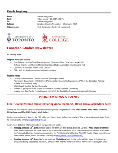 Canadian Studies Newsletter