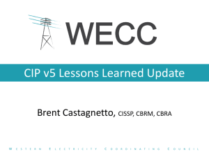 CIPUG_Presentation_June4_CIP v5 LessonsLearnedUpdate