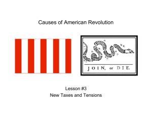 Causes of American Revolution
