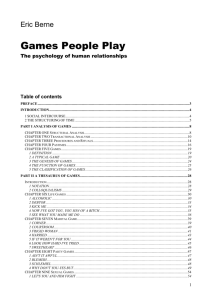 Games People Play - SelfDefinition.Org
