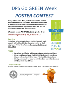 DPS Go GREEN Week POSTER CONTEST