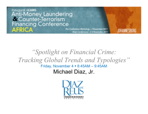 “Spotlight on Financial Crime: Tracking Global Trends and Typologies”
