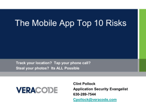 The Mobile App Top 10 Risks