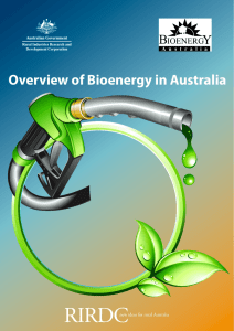 Overview of Bioenergy in Australia