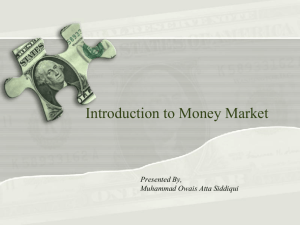 Introduction to Money Market