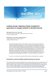 Leading change: Applying change management