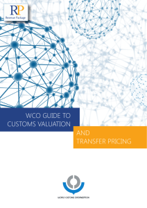 wco guide to customs valuation and transfer pricing
