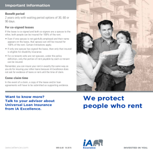 Universal Loan Insurance