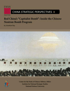 China Strategic Perspectives 8 - National Defense University Press