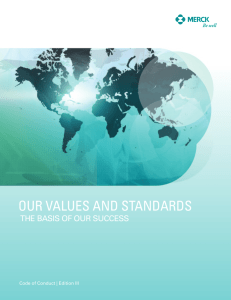 Our Values and Standards