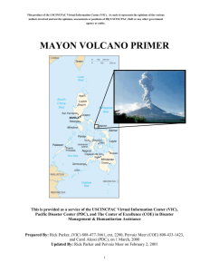 Mt. Mayon background primer