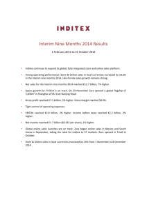 Interim Nine Months 2014 Results