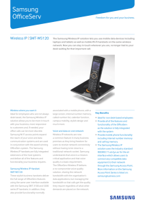Samsung OfficeServ Wireless IP Phone
