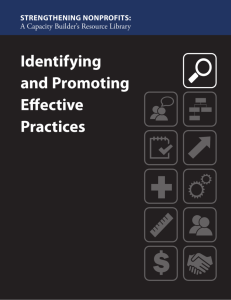 Identifying and Promoting Effective Practices