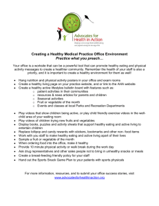 Creating a Healthy Medical Practice Office Environment Practice
