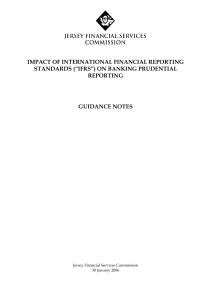 Prudential Return – Impact of International Accounting Standards