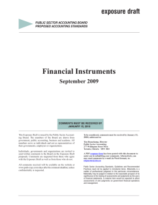Financial Instruments - Financial Reporting and Assurance
