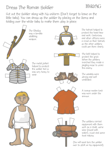 Dress The Roman Soldier