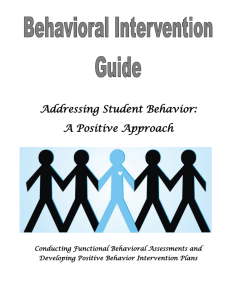 Addressing Student Behavior: A Positive Approach