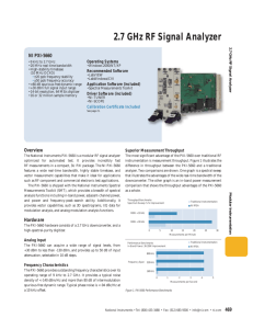 2.7 GHz RF Signal Analyzer