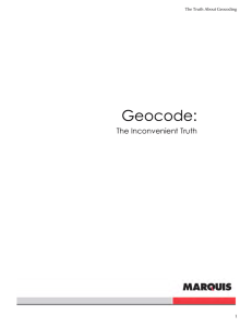 Geocode - GoMARQUIS
