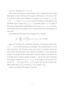 Statement: All numbers are n = 2 l,l ∈ N. I.Let us prove that for all