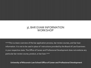 3l bar applicatoin & bar review course overview