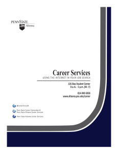 Career Services - Penn State Altoona